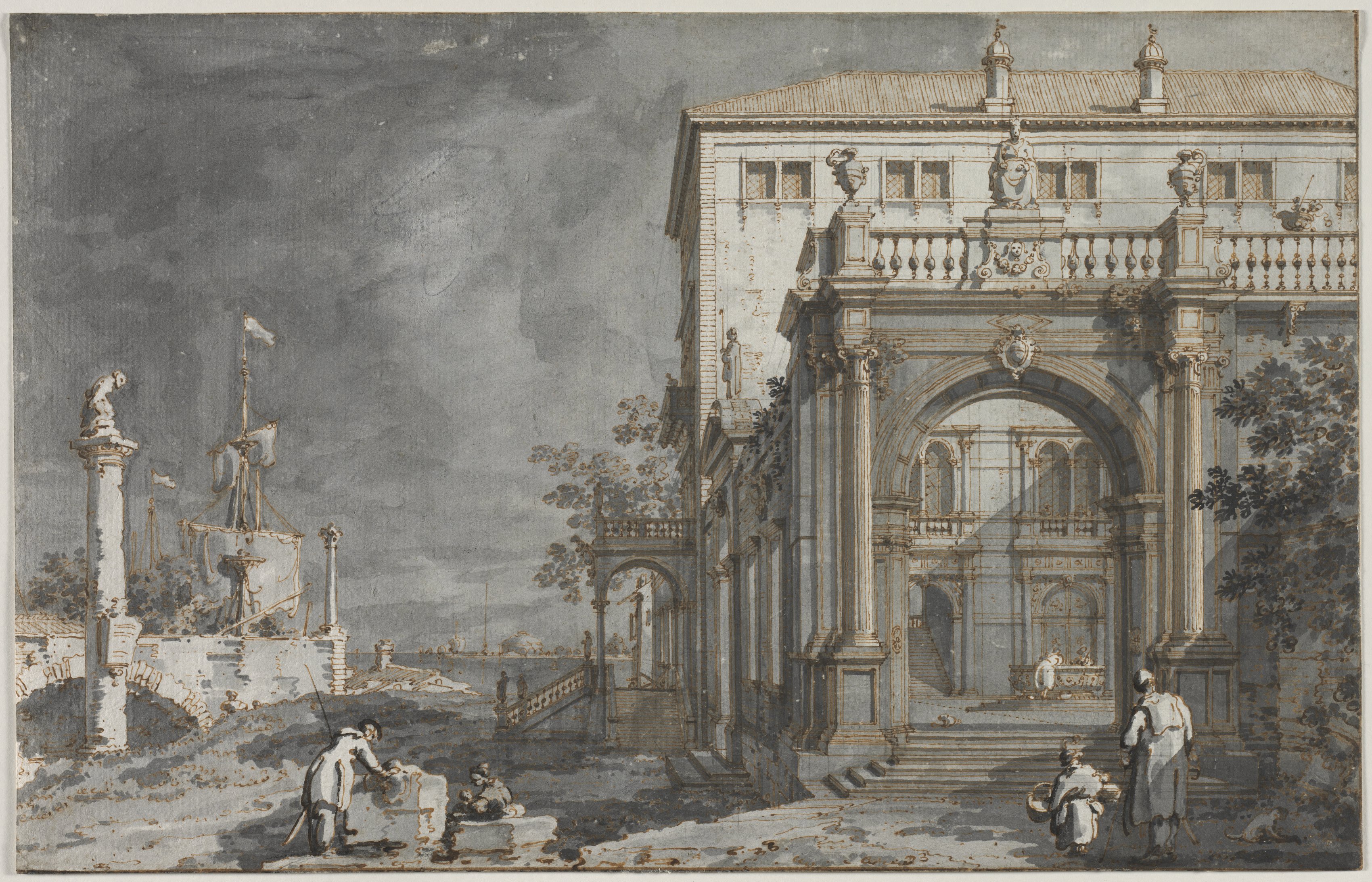 Capriccio: A Palace with a Courtyard by the Lagoon