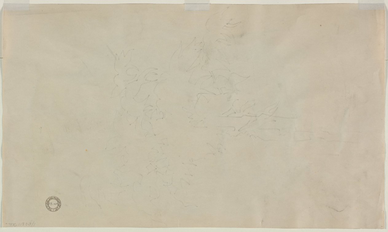 Sketch of a Tree (verso), Кларенс Картер, 1935?