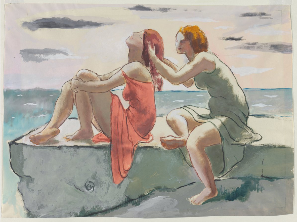 Two Women Seated, Charles Malcolm Campbell, c. 1922–47