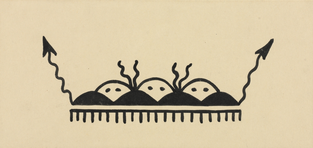 San Ildefonso Pottery Design, Kenneth M. Chapman, Before 1928