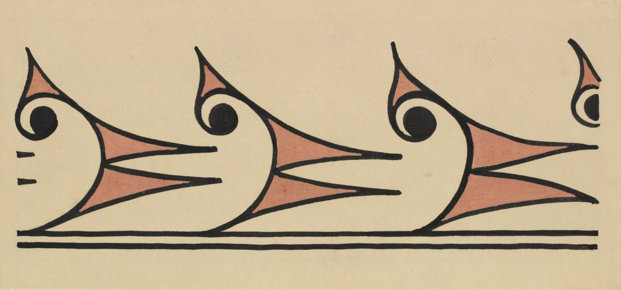 San Ildefonso Pottery Design, Kenneth M. Chapman, Before 1928