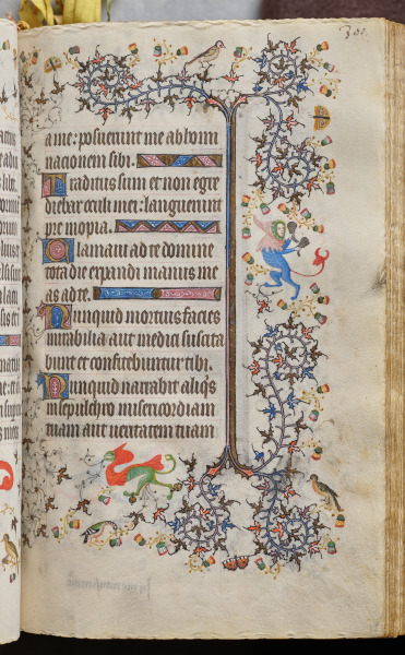 Hours of Charles the Noble, King of Navarre (1361-1425): fol. 151r, Text