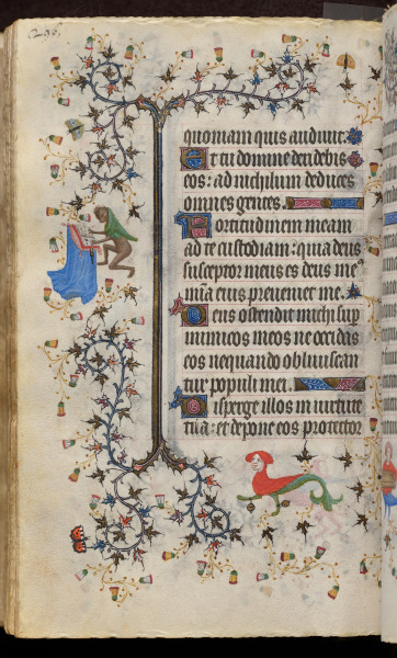 Hours of Charles the Noble, King of Navarre (1361-1425): fol. 148v, Text