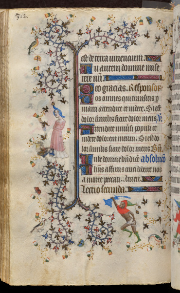 Hours of Charles the Noble, King of Navarre (1361-1425): fol. 156v, Text
