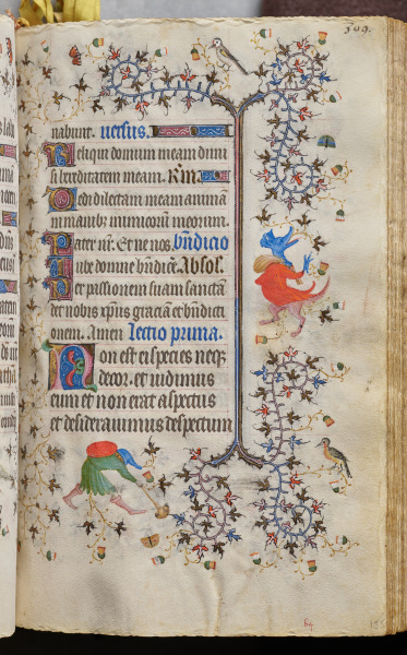 Hours of Charles the Noble, King of Navarre (1361-1425): fol. 155r, Text