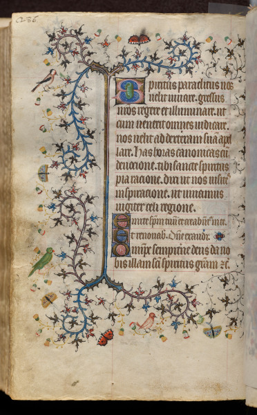 Hours of Charles the Noble, King of Navarre (1361-1425): fol. 143v, Text