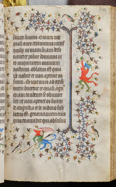 Hours of Charles the Noble, King of Navarre (1361-1425): fol. 156r, Text