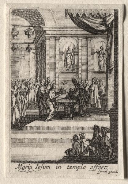 The Life of the Virgin:  The Presentation of Christ in the Temple