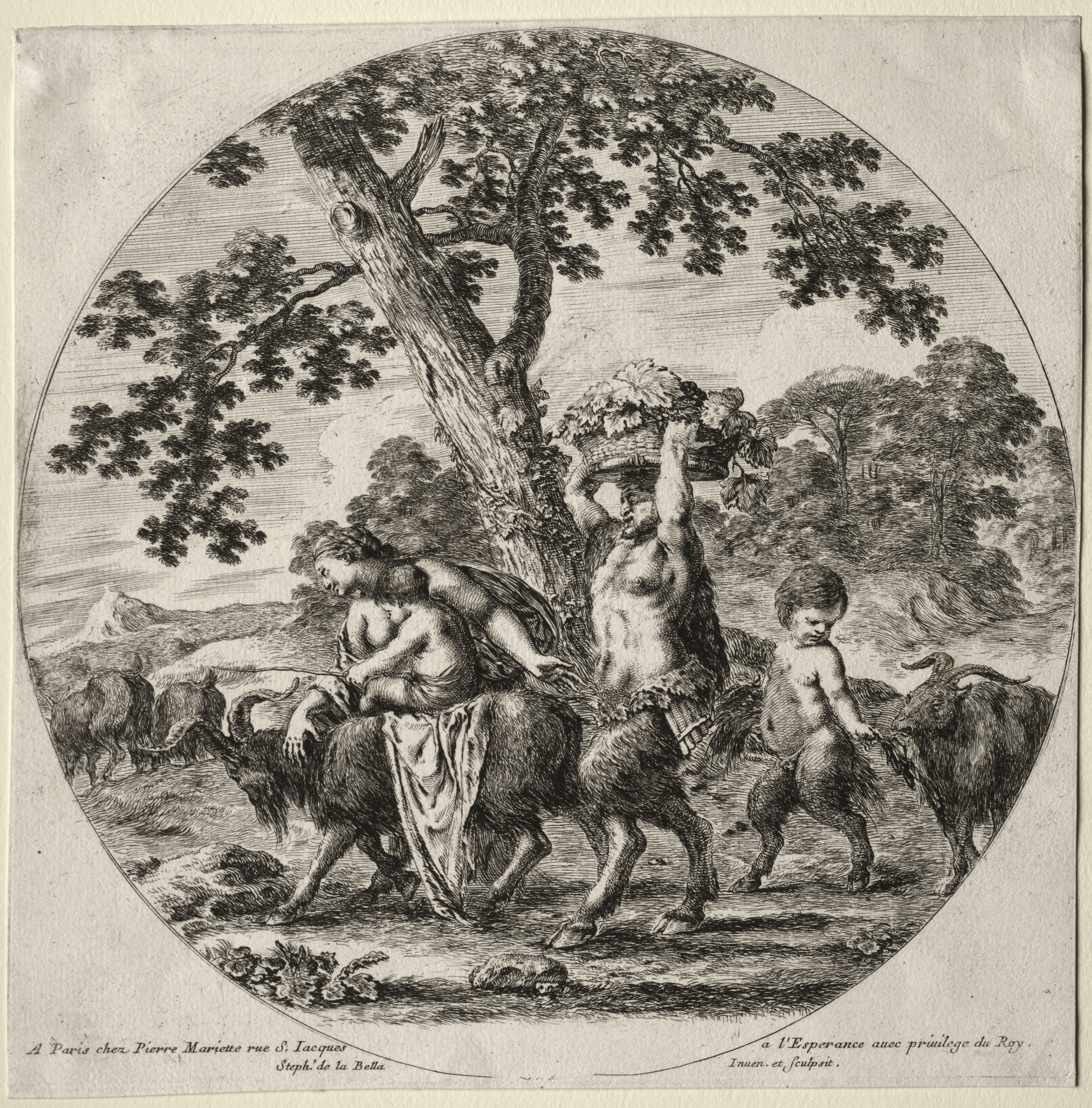 A Satyr Family Traveling