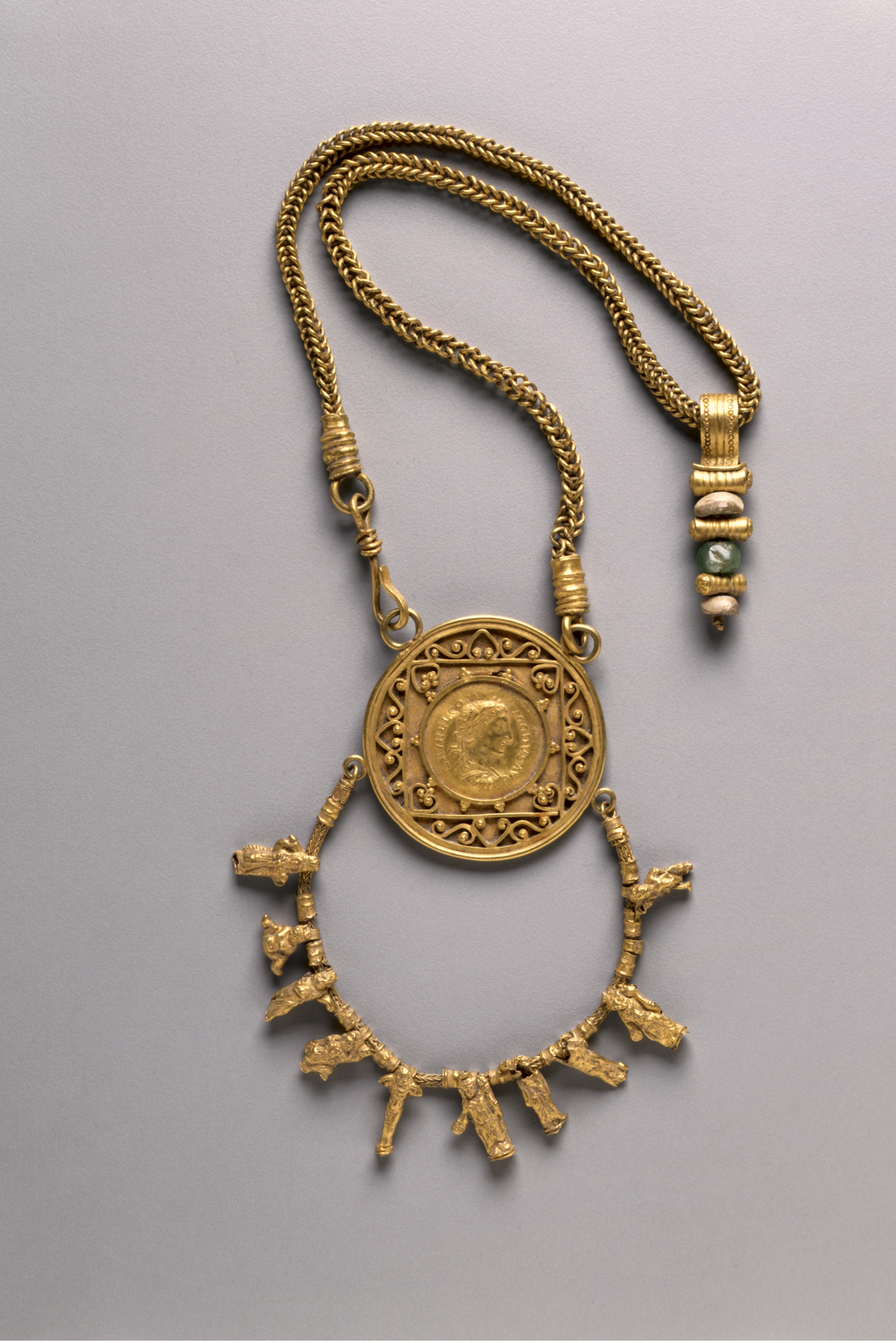 Collar with Medallion and Pendant