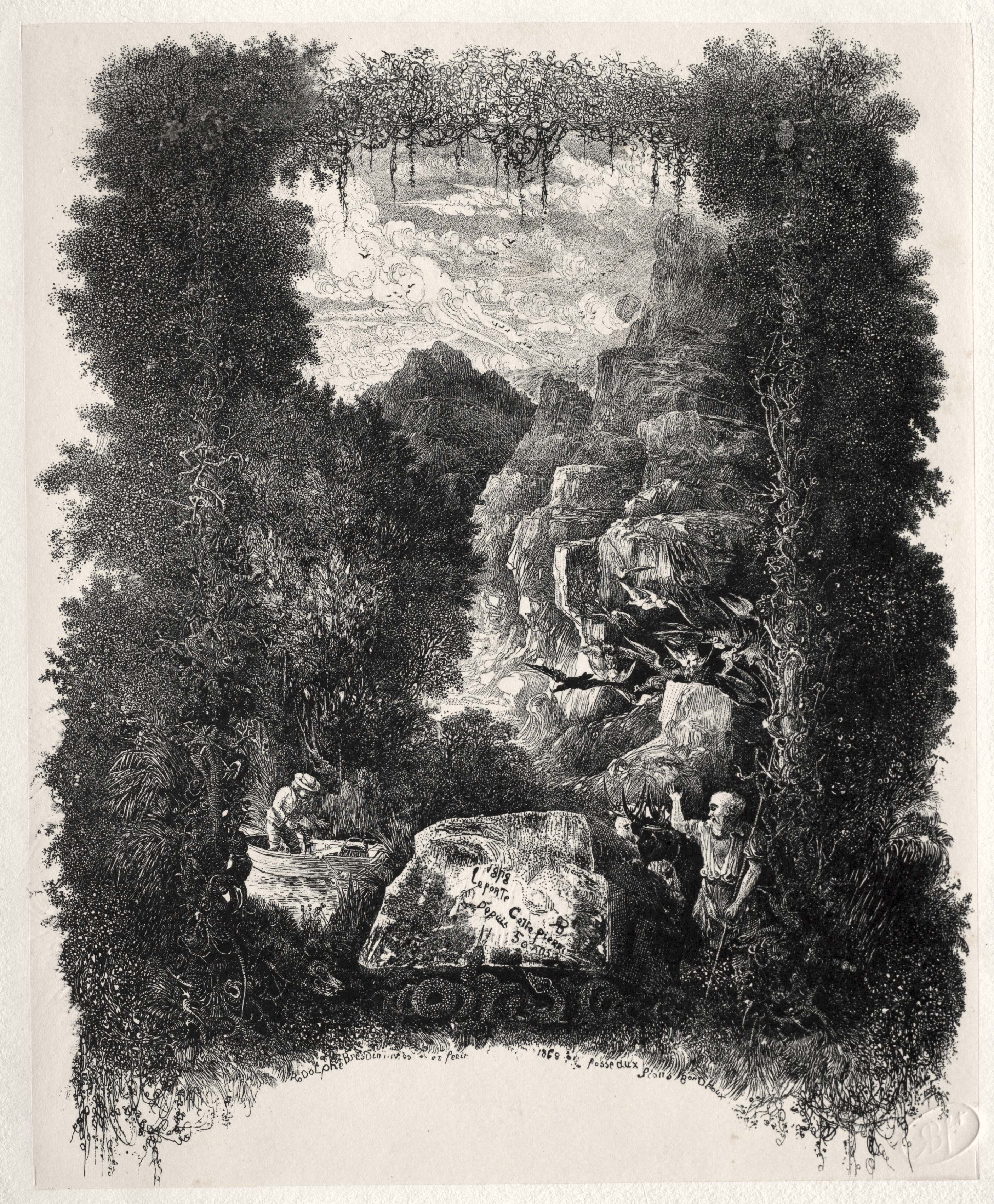 First frontispiece for Fables and Fairy-Tales by Thierry-Faletans