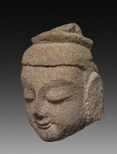 Fragment of Bodhisattva Head