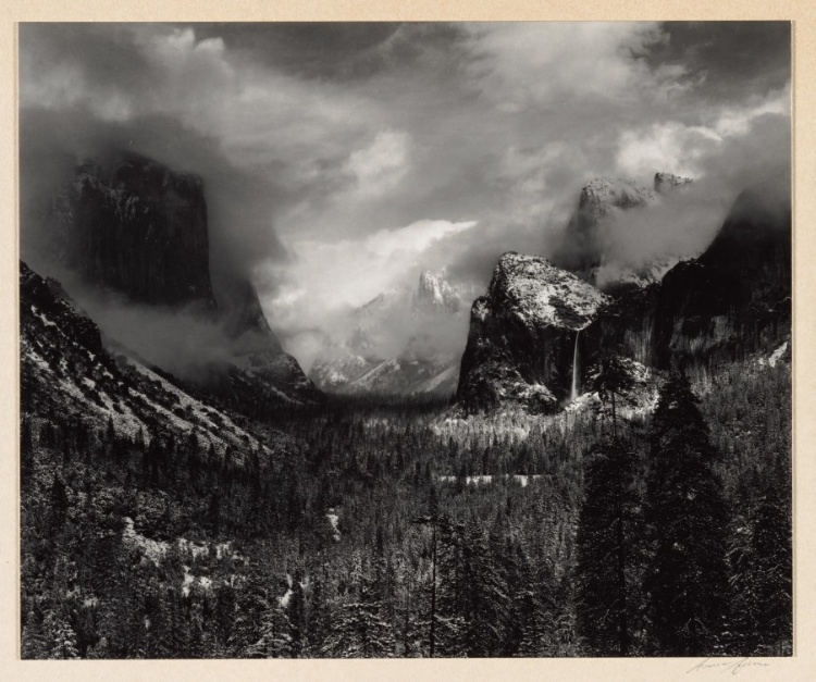 Winter Storm, from Yosemite Valley Portfolio III