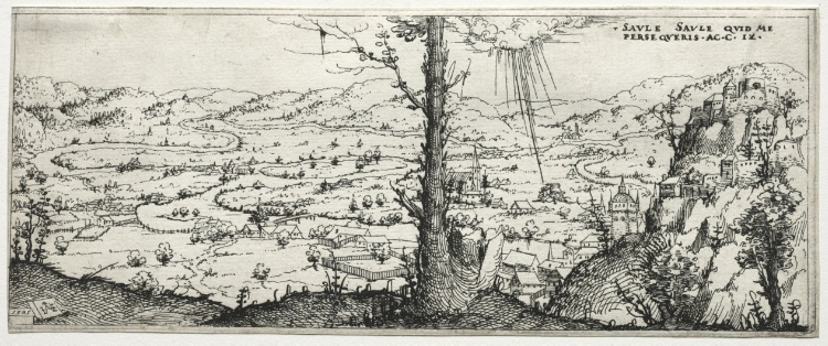 Landscape with the conversion of saulus