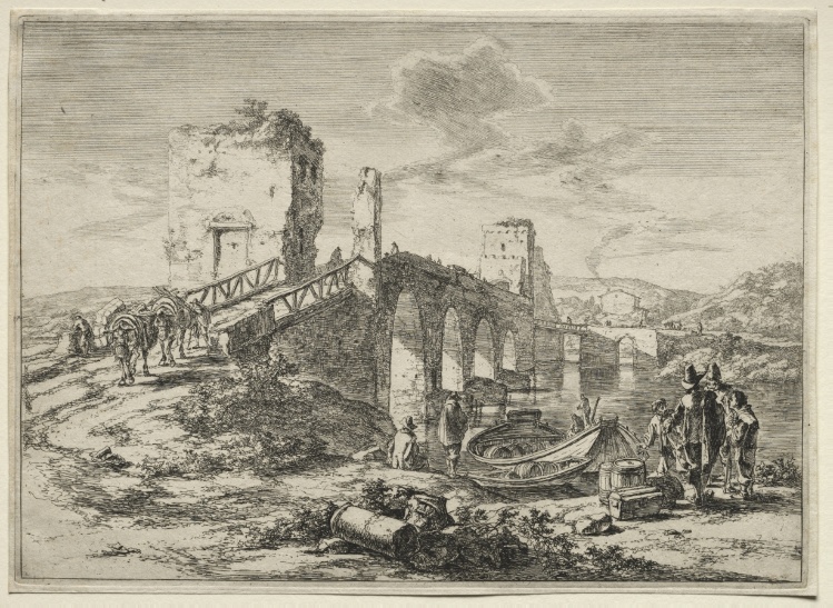 The Molle Bridge over the Tiber