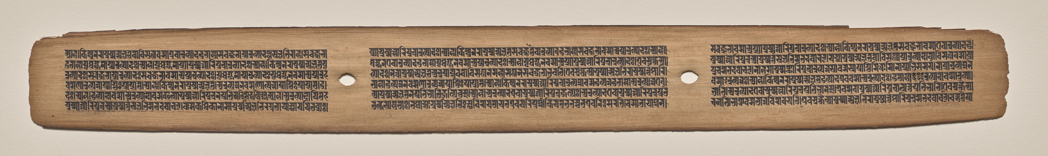 Text, Folio 11 (recto), from a Manuscript of the Perfection of Wisdom in Eight Thousand Lines (Ashtasahasrika Prajnaparamita-sutra)