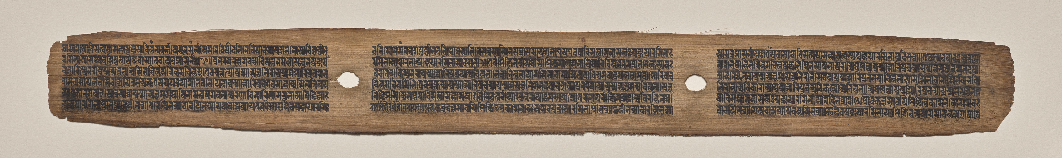 Text, folio 3 (recto), from a Manuscript of the Perfection of Wisdom in Eight Thousand Lines (Ashtasahasrika Prajnaparamita-sutra)
