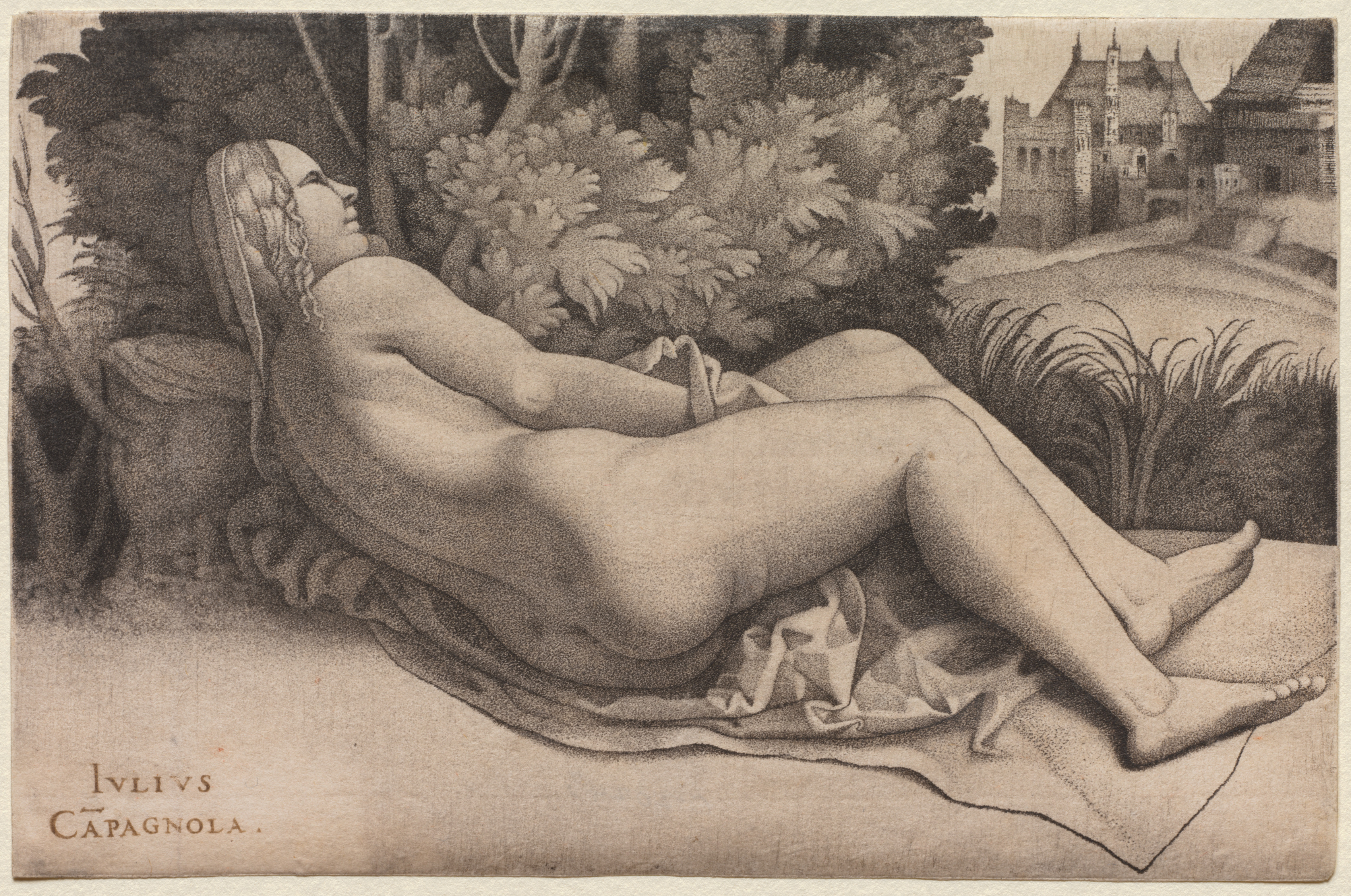 Venus Reclining in a Landscape