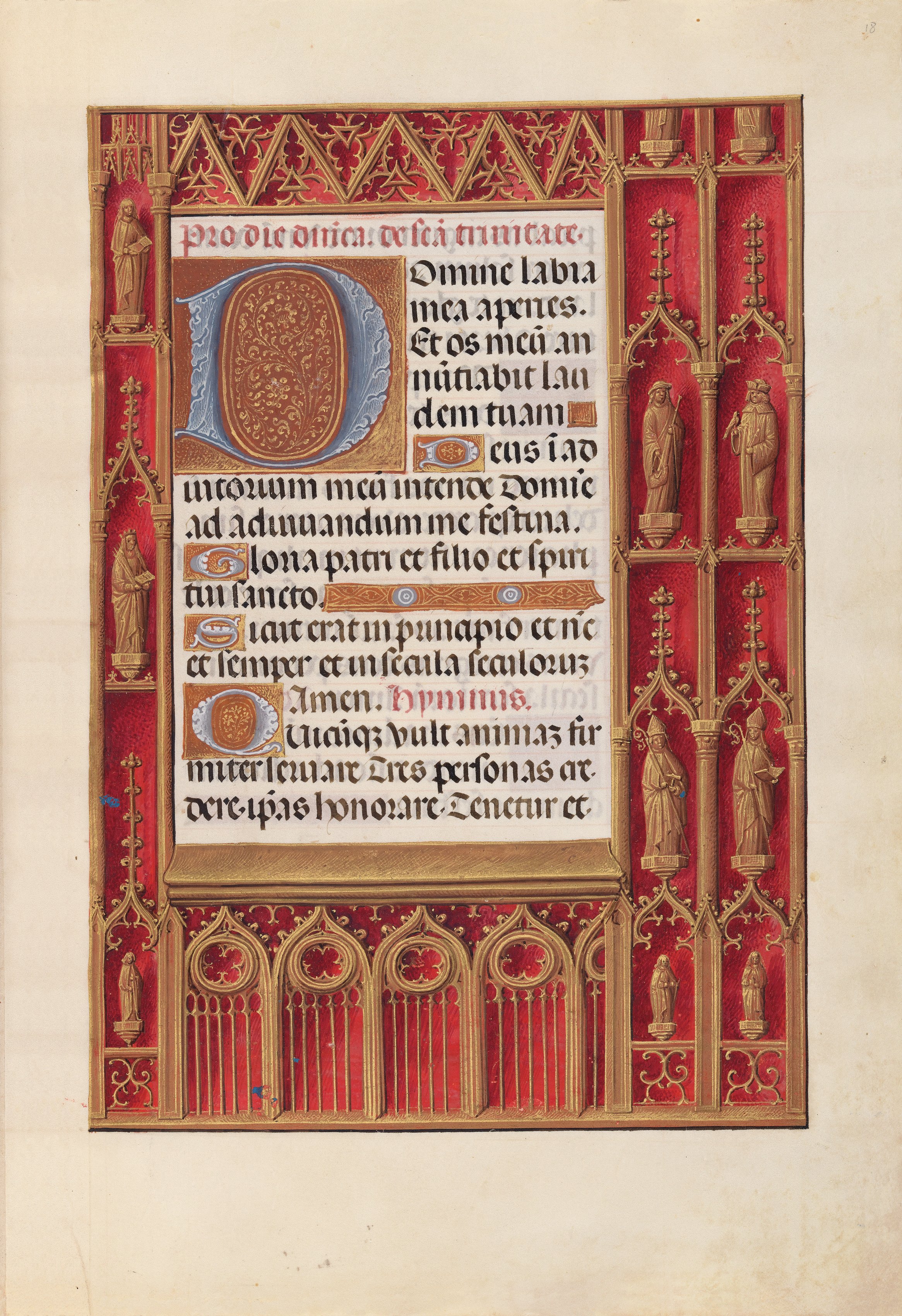 Hours of Queen Isabella the Catholic, Queen of Spain:  Fol. 18r