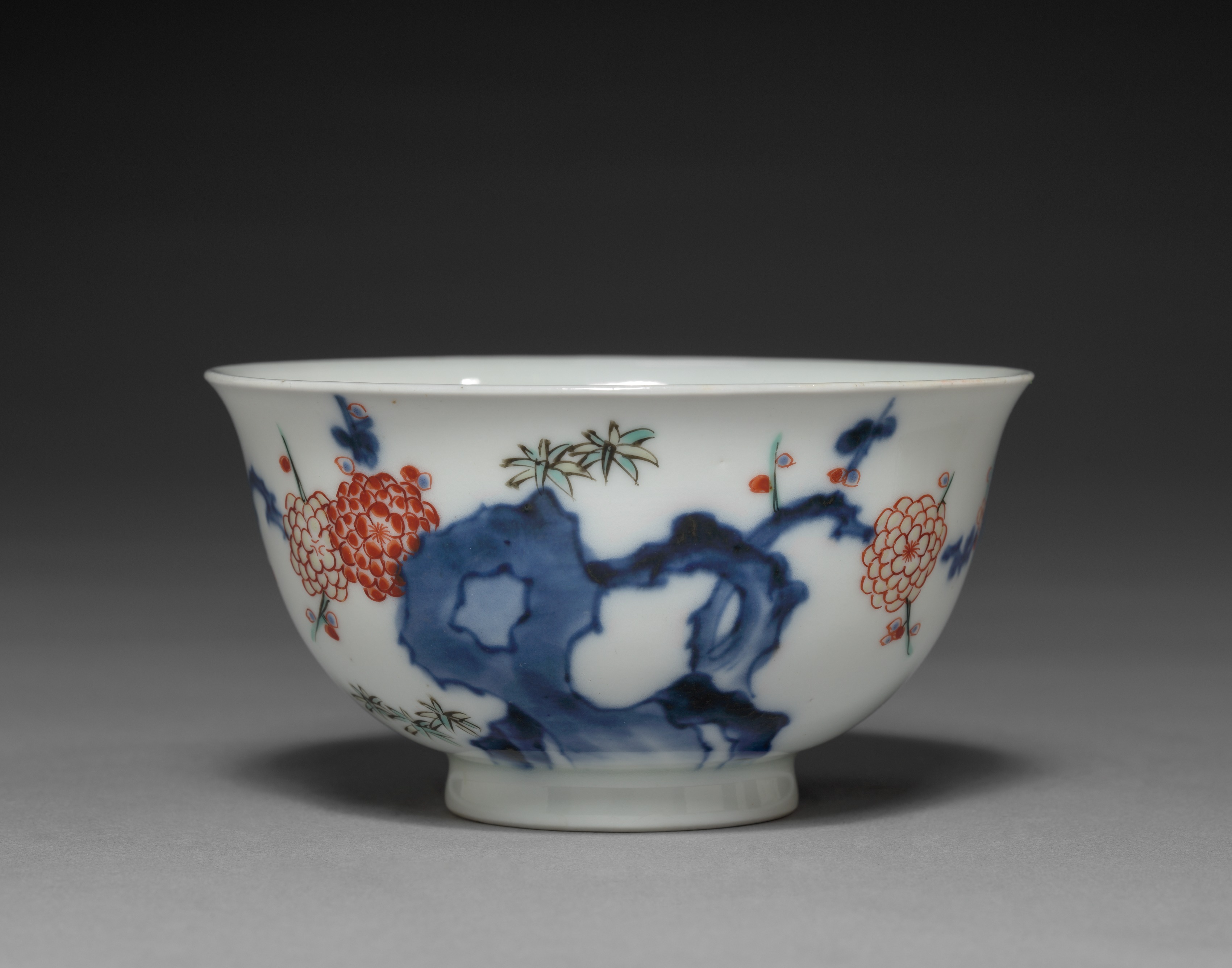 Cup with Plum and Rock