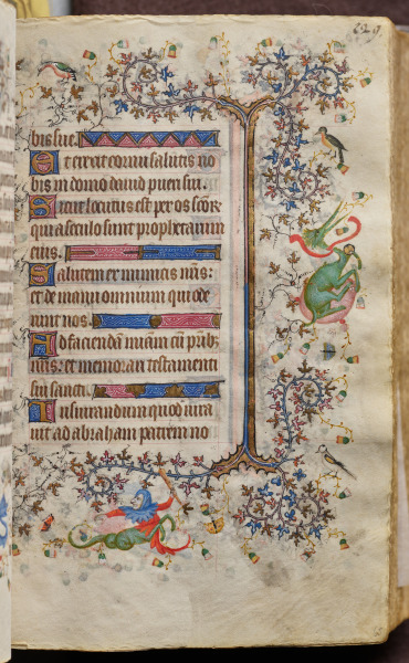 Hours of Charles the Noble, King of Navarre (1361-1425): fol. 65r, Text