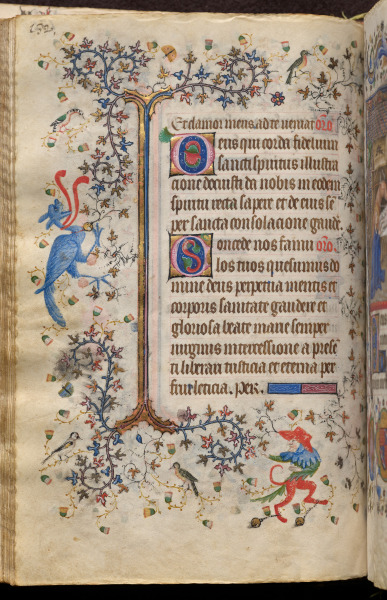 Hours of Charles the Noble, King of Navarre (1361-1425): fol. 66v, Text
