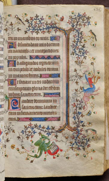 Hours of Charles the Noble, King of Navarre (1361-1425): fol. 63r, Text