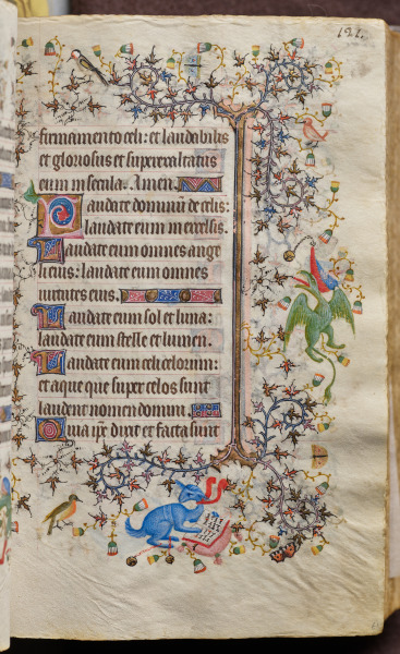 Hours of Charles the Noble, King of Navarre (1361-1425): fol. 61r, Text