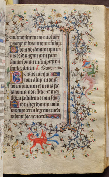 Hours of Charles the Noble, King of Navarre (1361-1425): fol. 68r, Text