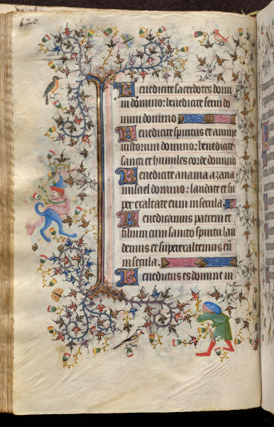 Hours of Charles the Noble, King of Navarre (1361-1425): fol. 60v, Text