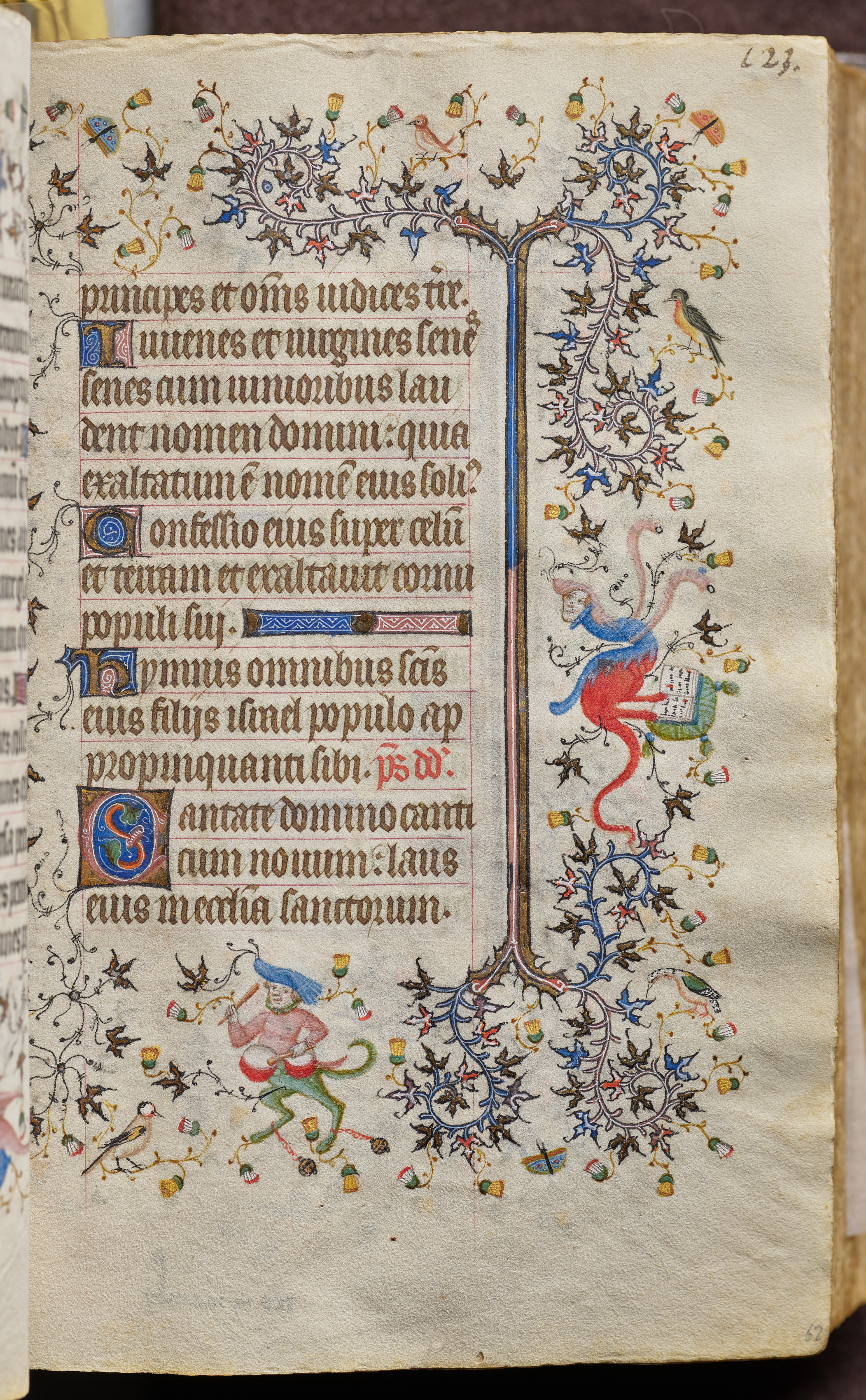 Hours of Charles the Noble, King of Navarre (1361-1425): fol. 62r, Text