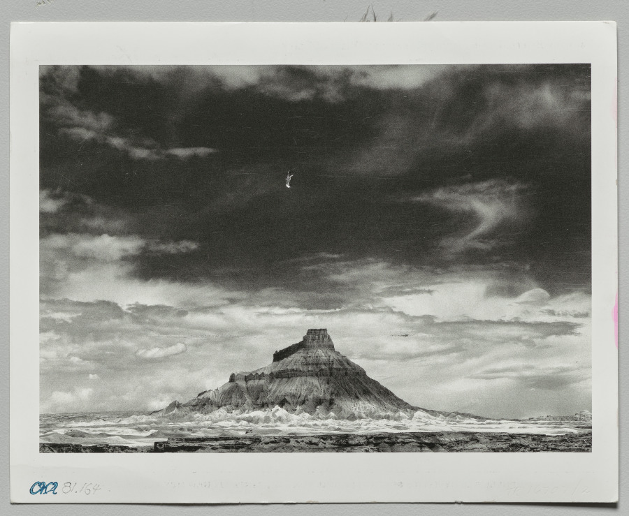 Factory Butte, Utah (verso), Lenore Tawney, 1980