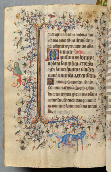 Hours of Charles the Noble, King of Navarre (1361-1425), fol. 312v, Text