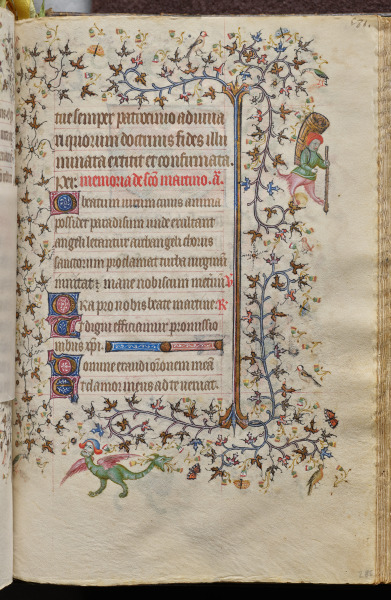 Hours of Charles the Noble, King of Navarre (1361-1425): fol. 285r, Text
