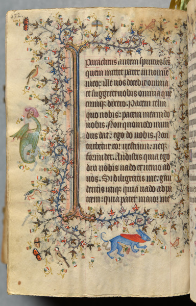 Hours of Charles the Noble, King of Navarre (1361-1425), fol. 310v, Text