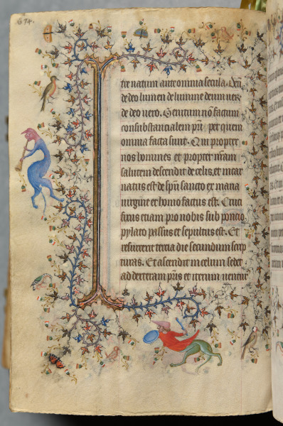 Hours of Charles the Noble, King of Navarre (1361-1425), fol. 311v, Text