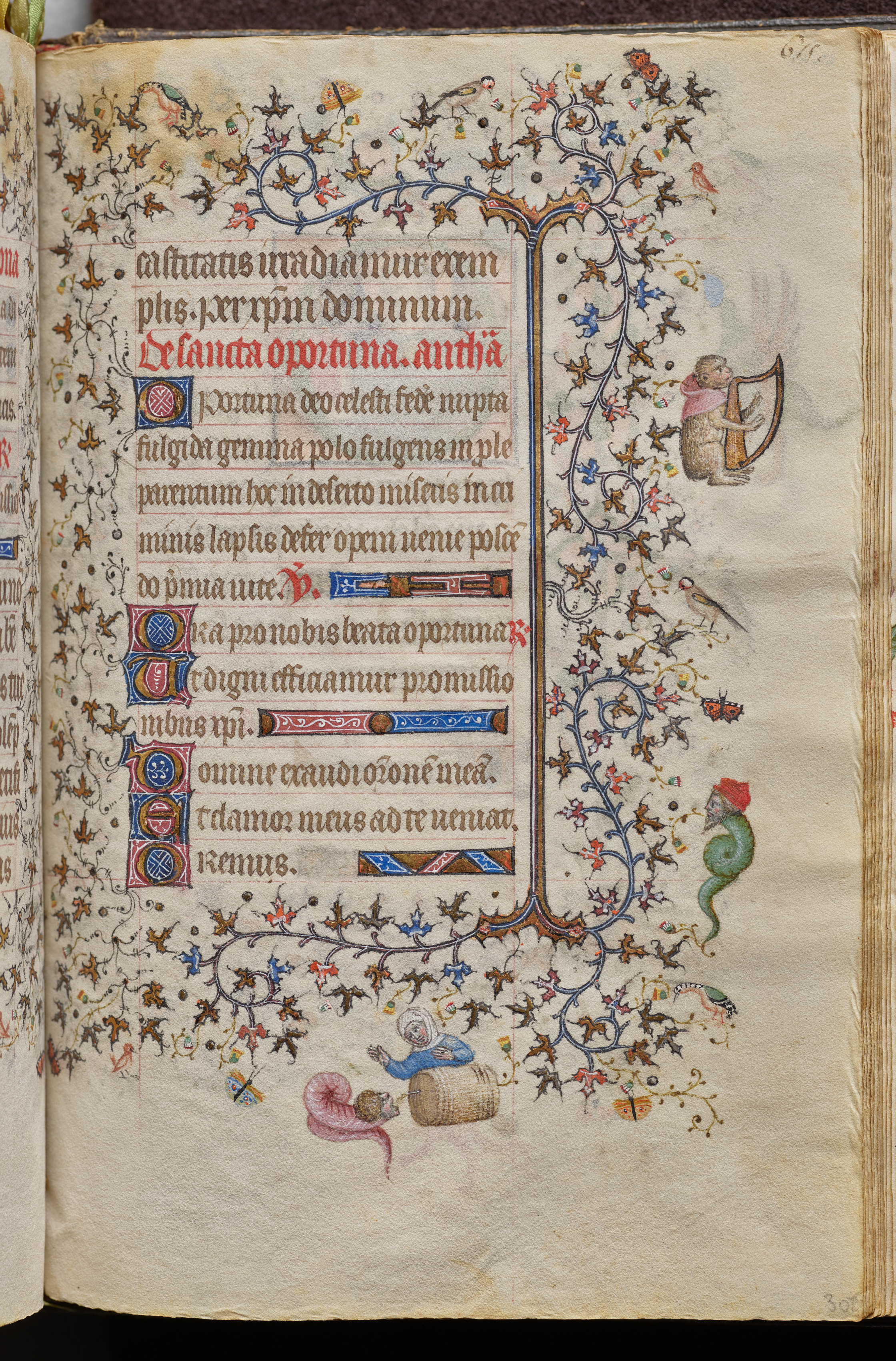 Hours of Charles the Noble, King of Navarre (1361-1425): fol. 302r, Text