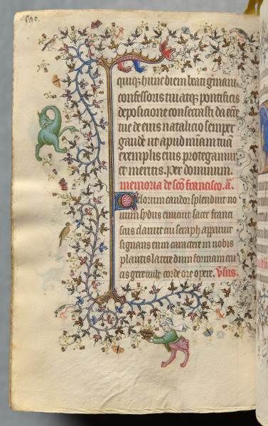 Hours of Charles the Noble, King of Navarre (1361-1425): fol. 289v, Text