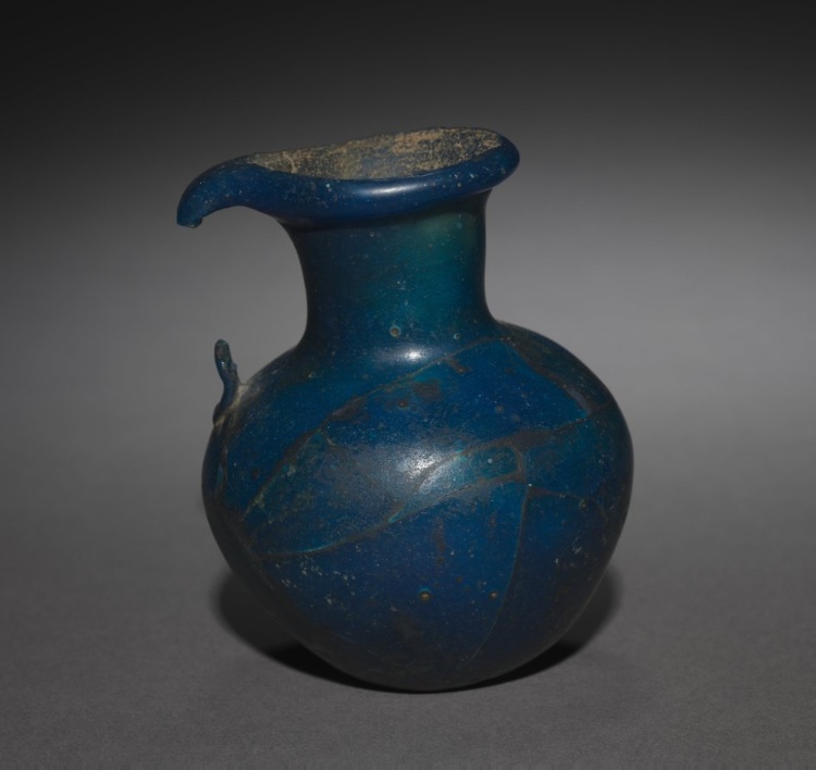 Long-Necked Flask with Strap Handle