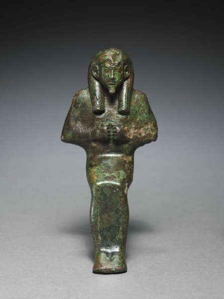 Statuette of Seated God, probably Osiris-lah