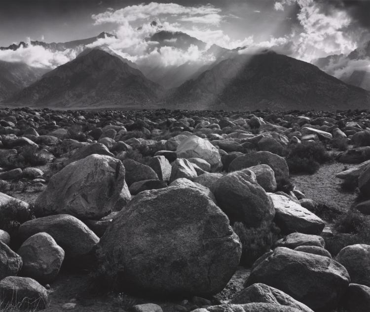 Mount Williamson, The Sierra Nevada, from Manzanar, California