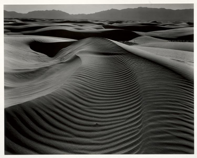Dunes and Mountains, White Sands
