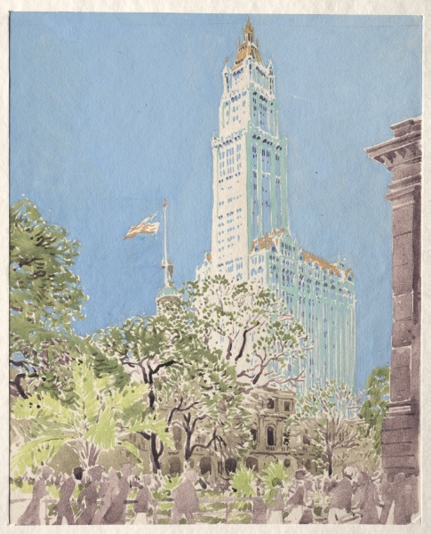 Woolworth Building New York (recto)