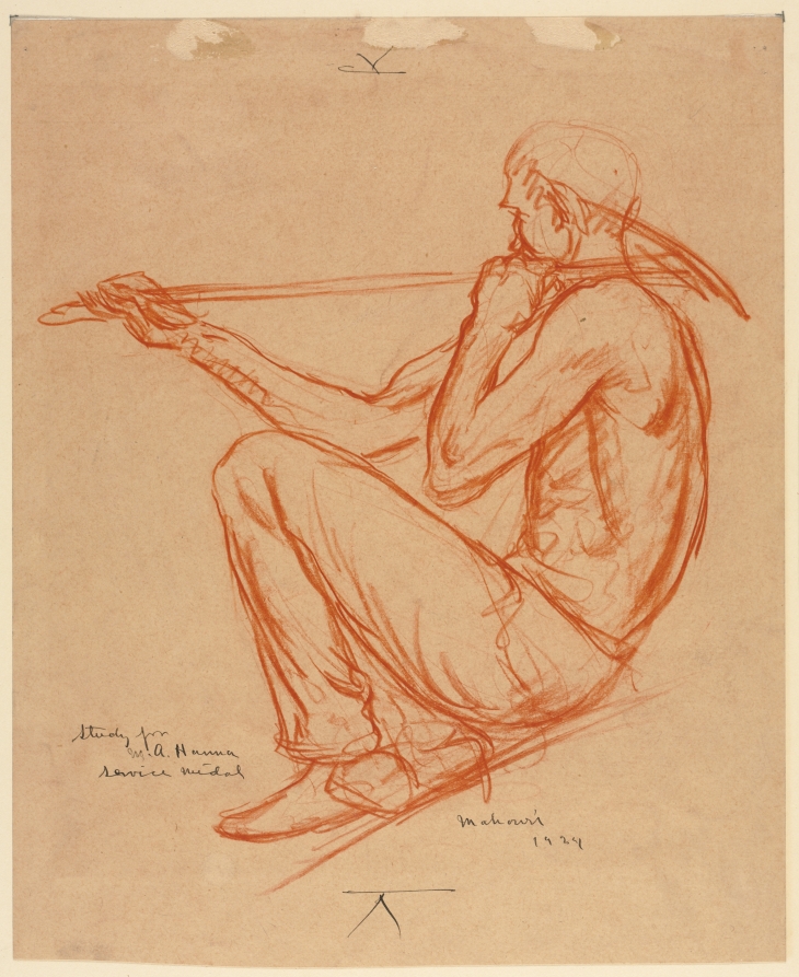 Study for M. A. Hanna Company Service Medal, Mahonri MacIntosh Young, 1924