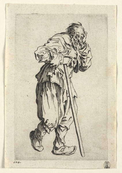 The Beggars: Beggar Leaning on a Stick
