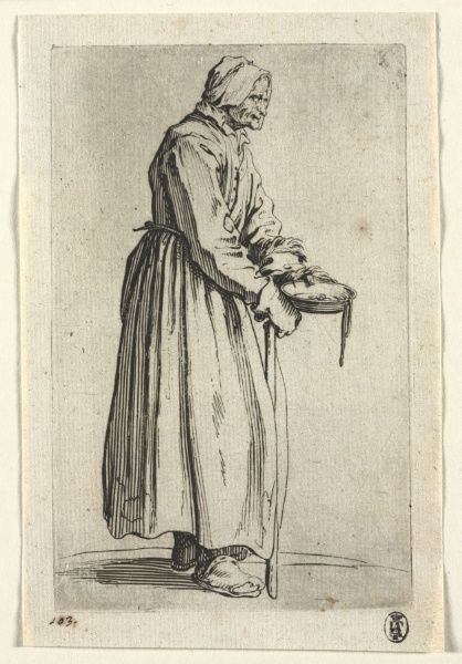 The Beggars: Beggar Woman with Her Alms Bowl 
