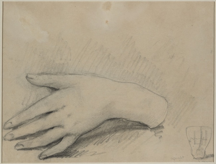 Study of a Woman's Hand (verso)