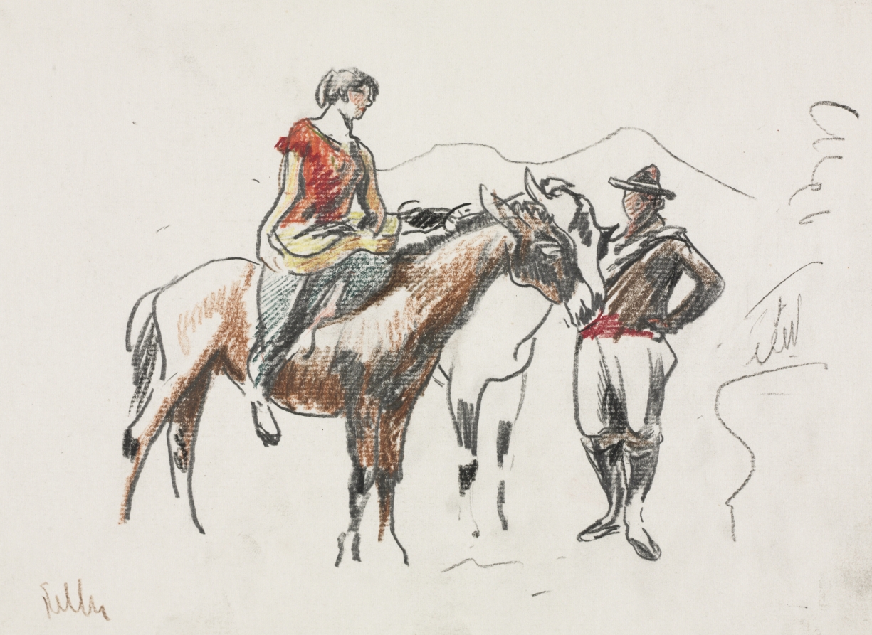 Study for "Memories of Spain (White Dust Storm)", Henry Keller, c. 1891–1949