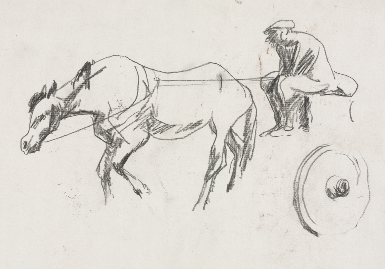 Study for "In the Sand Pit", Henry Keller, c. 1891–1949