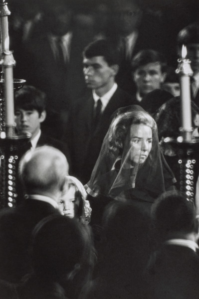 Ethel Kennedy at the Funeral of Robert F. Kennedy, During the Service Held at Saint Patrick's Cathedral, New York City